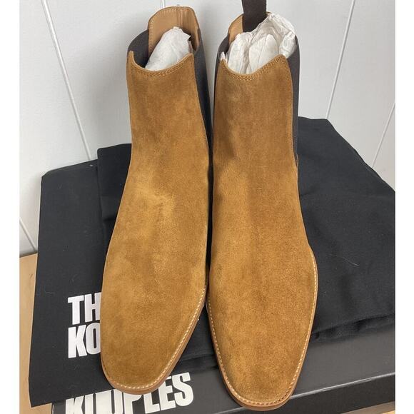 The Kooples NIB Men\'s Brown Suede Chelsea Boot Size FR‎ 42/US Men\'s 8/US W 10 main image 4